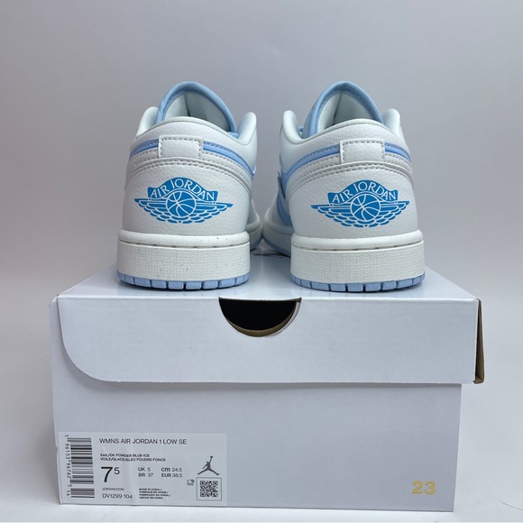 Nike Air Jordan 1 Retro Low WMNS “Ice Blue/Powder Blue” 2023 - Picture 4 of 4